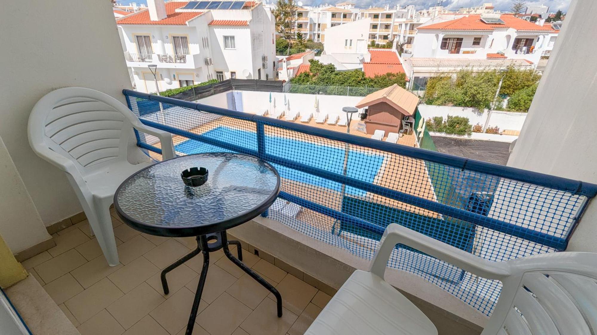 Studio Balcony Pool View